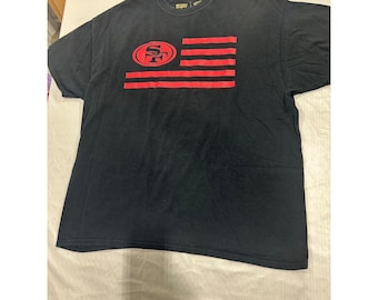 T-shirt Levis San Francisco 49ers Homme XL T-shirt en coton noir rouge avec logo graphique