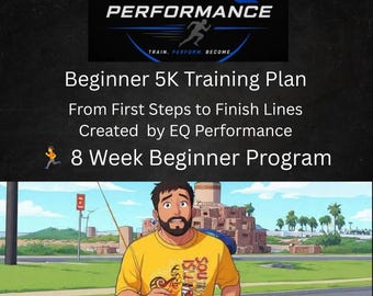 5K-trainingsplan voor beginners | 8 weken hardloopprogramma (digitale download)