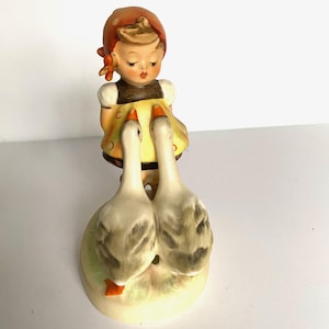 Vintage Goebel Hummel Goose Girl Figurine