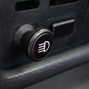 Adesivo per manopola interruttore fari BMW E12 E21 E24 E30 - Adesivo per ripristinare l'aspetto OEM