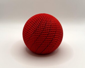 Dimple Facet Sensory Fidget Ball XL - 3D Printable STL File