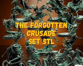 The Forgotten Crusade 3D Modell STL-Datei - Fantasy Ritter Druckbare Figur