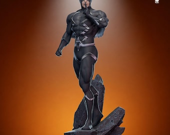 Black Bolt Statue 3D Modell STL-Datei | König der Menschen Harz druckbare Skulptur (Digitale Skulptur)
