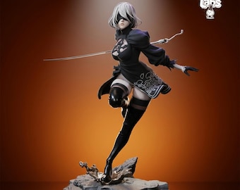 N13R Android STL Figur - Anime 3D Print Modell für Sammler & Maler