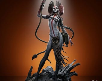 Varang-Avatar inspiriert Krieger STL-Datei | 3D-Modellminiatur für Tabletop-Rollenspiel & 3D-Druck