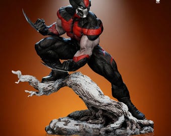 Neues ultimatives Wolverine inspiriertes Wunder | 3D Modell STL-Datei | XMen Mutant Statue Datei