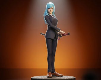 Miwa Kasumi 3D Modell STL-Datei | Jujutsu Kaisen Anime Figur Druckdatei (Digitaler Download)