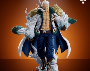 White Chase Smoker STL Datei 3D Druck - Einteilige Marine Soldaten Miniatur, Smoke Logia Power Figur, High-Detail Diorama Modell