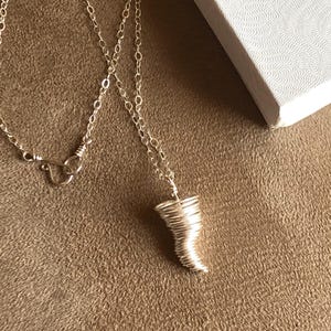 Tornado Pendant(no chain), Tornado, Handcrafted tornado pendant for necklaces