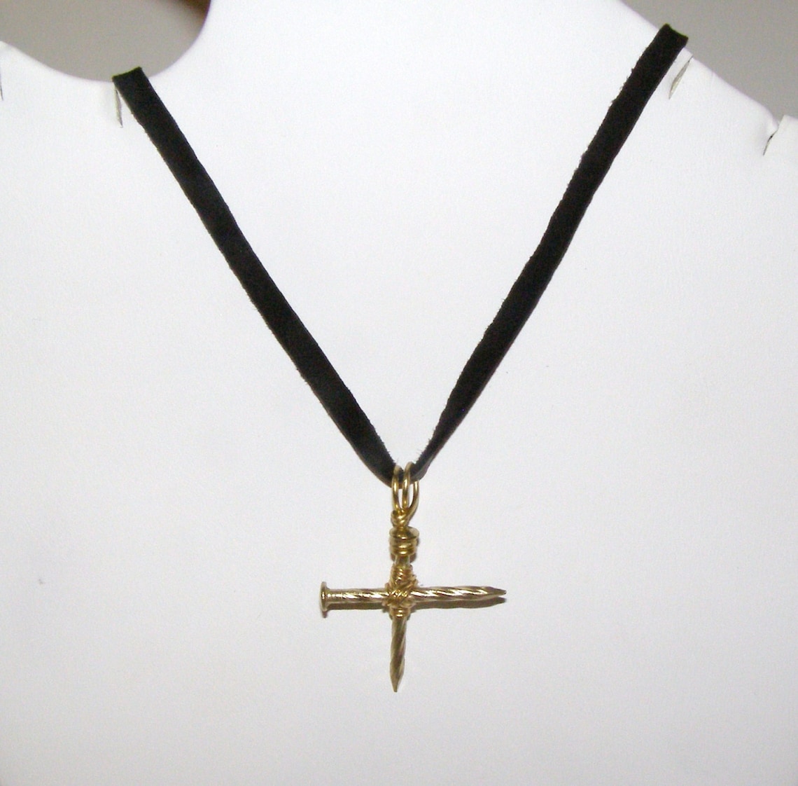 Jewelry Mens Nail Cross Necklace Cross Nails Mens Etsy