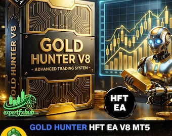 v8.0 Gold Hunter EA HFT Roboter Metatrader MT5 Expert Adviser unbegrenzt, Forex Algo Trading Bot, Ftmo Prop Firm Challenge
