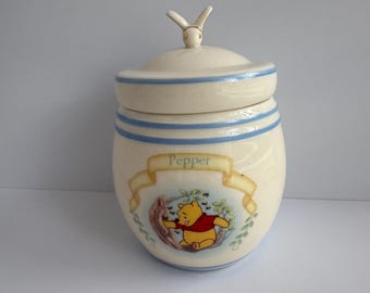 Lenox The Pooh Pantry “Pepper” Spice Jar