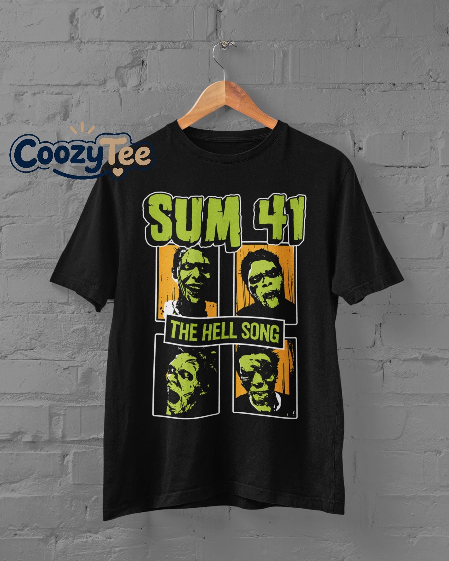Sum 41 T-shirt - in Too Deep - Sum 41 Merch - Unisex Punk Rock Tee