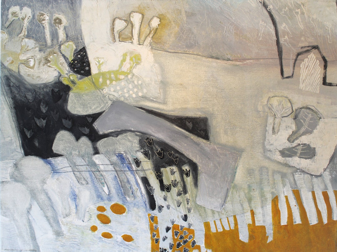 Original Large Abstract Landscape Oil Painting on Canvas 80 X 60 Cm - Etsy