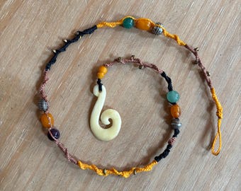Dread Schmuck Makrame Hair Wrap