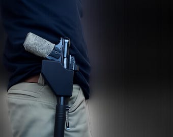Bundle! Ruger Mark 1,2,3, IV 4 OWB Range Holster 3D Printed PETG 29mm Suppressor Ready W/ Mag holster