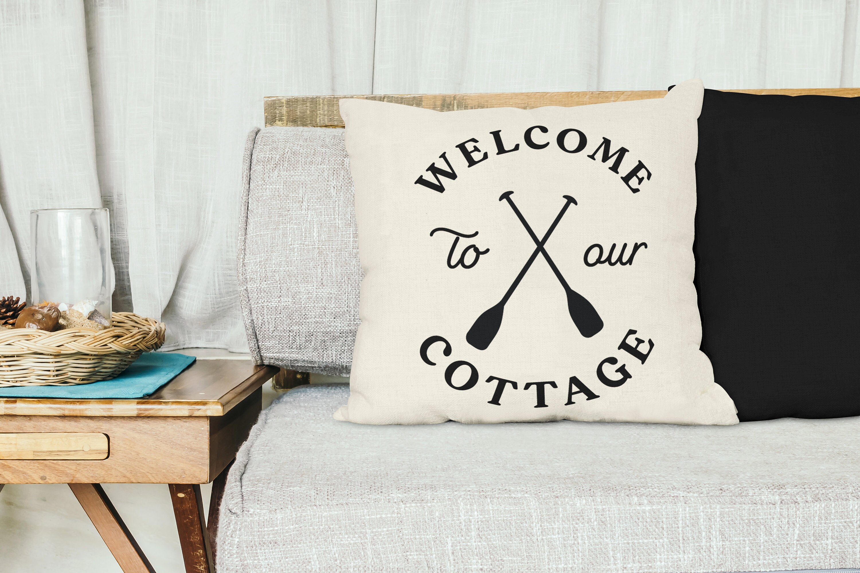 Cottage Decor Pillows To Our Cottage Lake Cottage Etsy