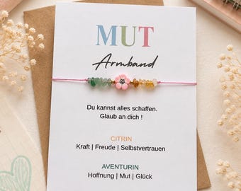Braccialetto del coraggio per bambini, regalo di incoraggiamento per scolari, regalo per l'asilo, regalo per il cono scolastico, regalo per il primo giorno di scuola