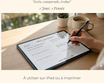 Journal introspection guidé 30 jours PDF téléchargeable | Journal développement personnel | Journal à imprimer | Self care journal