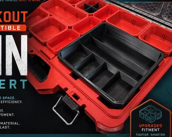 Milwaukee Packout Large Parts and Bits Organizer