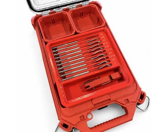 Diablo Spade Bit Organizer for PACKOUT Low-Profile 48-22-8431 and Compact 48-22-8436, Paddle Bit Holder Bin, Glass Fiber 3D Printed