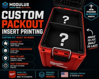 Custom Packout Insert 3d Printing services
