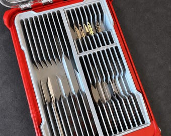 Sawzall Jigsaw Blade Organizer for PACKOUT Low-Profile Compact 48-22-8436, Reciprocating Saw Blade Storage Insert, Glass Fiber 3D Printed