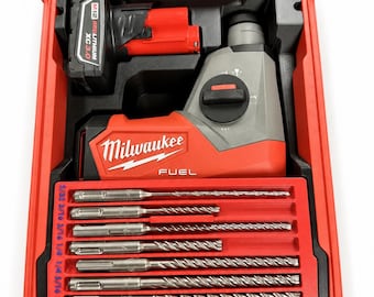Milwaukee Packout M12 5/8 in. Rotary Hamer Drill Insert Organizer