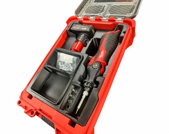 Milwaukee M12 Soldering Iron 2488-20 PACKOUT Insert, Tip and Solder Storage for 5-Compartment 48-22-8435, Glass Fiber