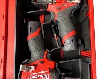 Milwaukee Packout M12 Drill & Impact Driver (Gen 3) Insert For Milwaukee Packout Drawers