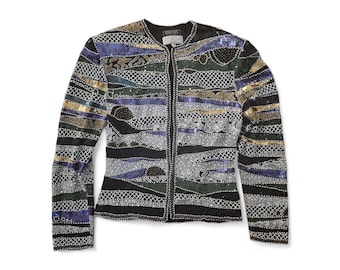 Bergdorf Goodman Full Beaded Jacket