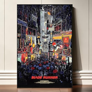 Blade Runner-filmaffisch, heminredning, kanvastryck, väggkonstdekor, presentaffisch