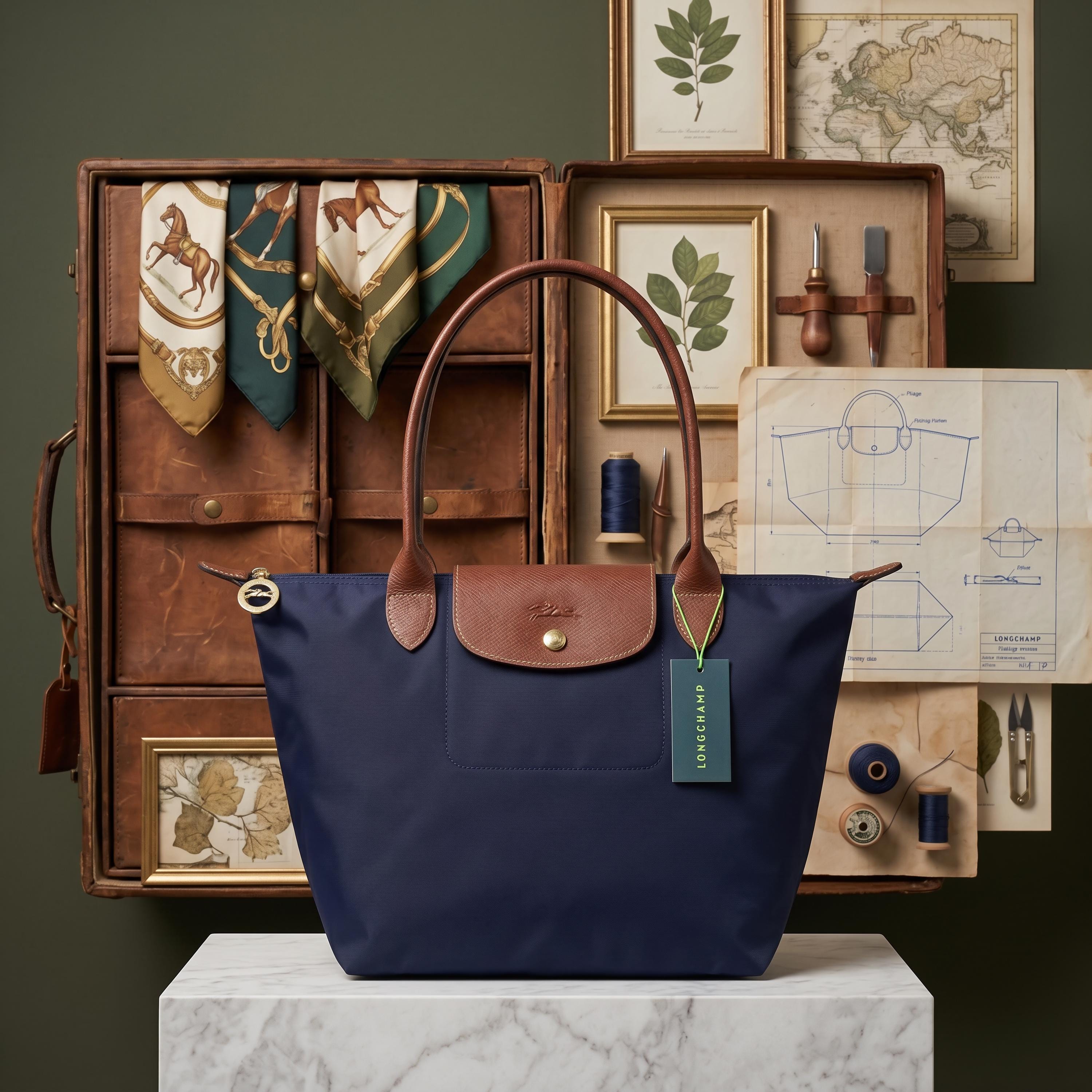 Vintage longchamp bag - Etsy 日本