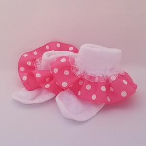 Ribbon Ruffle Socks, Ruffle Socks, Ruffle Fold over Socks, Ruffle Bobbi Socks, Ruffle Sock, Rainbow of Colors