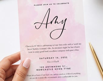 Editable Elegant, Intimate & Sensory-Friendly (Digital)