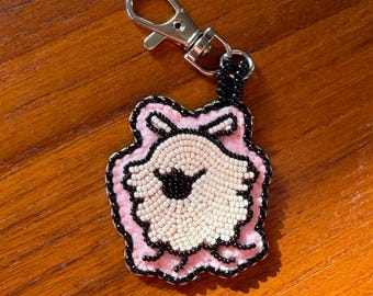 Beaded Hollow Knight: Silksong Keychain or Bag Charm - Flea