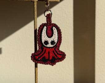 Beaded Hollow Knight: Silksong Keychain or Bag Charm - Baby Hornet
