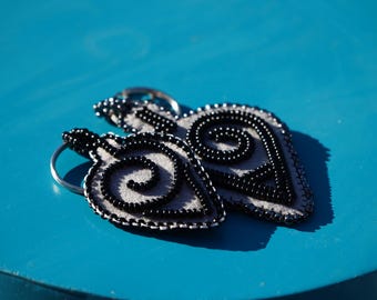 Beaded Konoha Keychain or Bag Charm