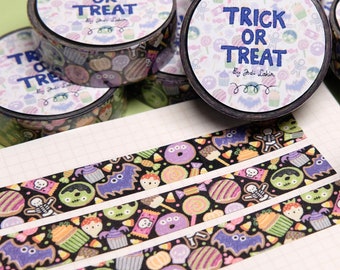 Ruban adhésif Washi pour Halloween : des bonbons ou un sort de papeterie