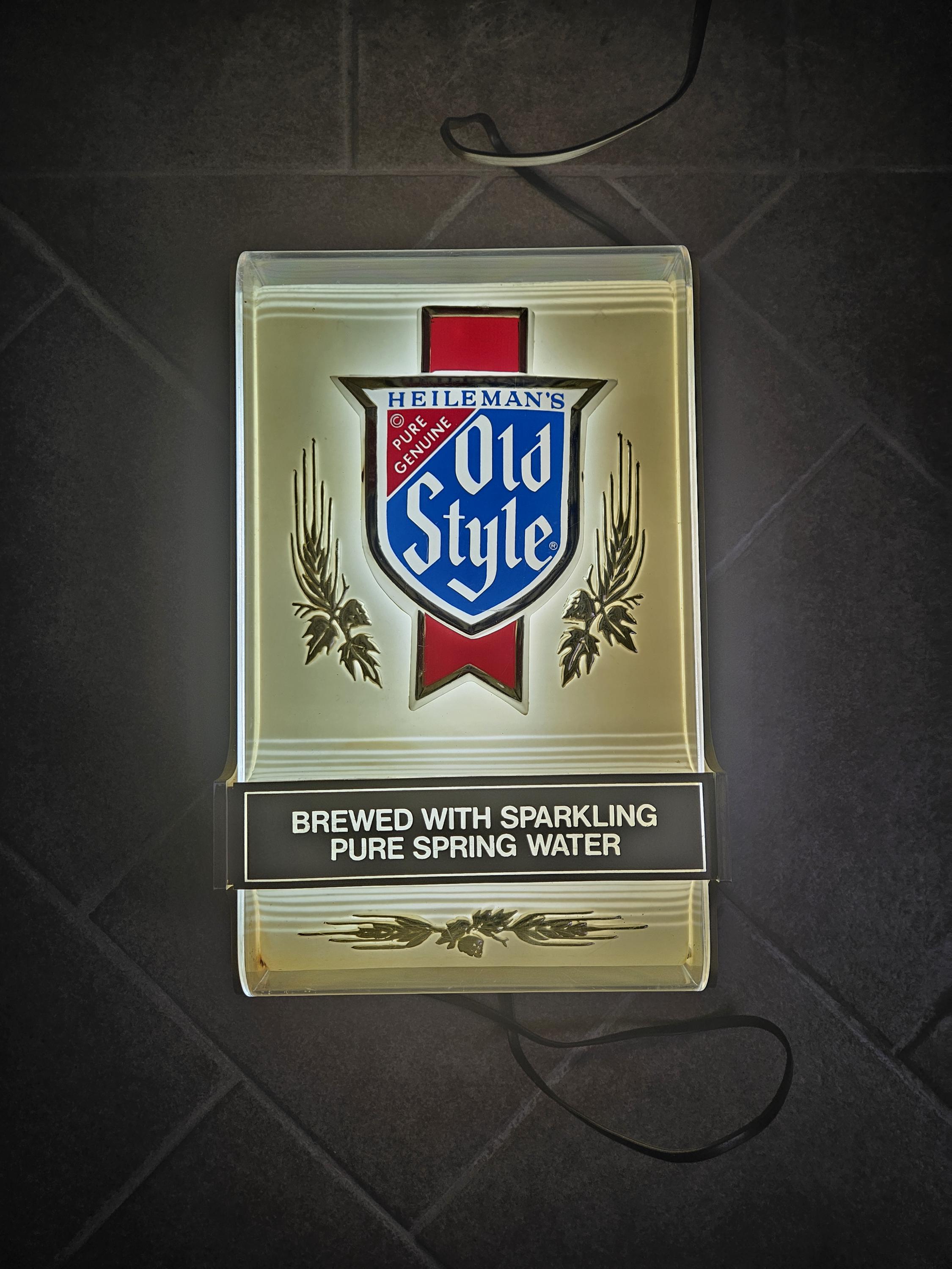 Old Style Beer Sign Light - Etsy