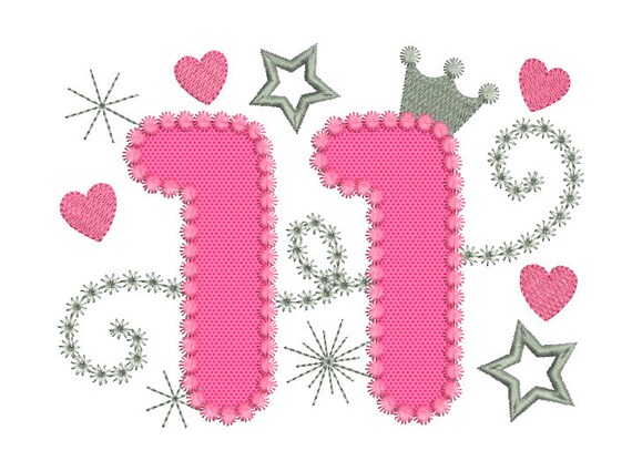 number 11 design for birthday