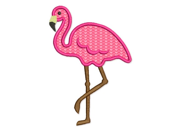 Flamingo applique machine embroidery design 3 sizes an053  etsy Flamingo applique machine embroidery design 3 sizes an053  etsy