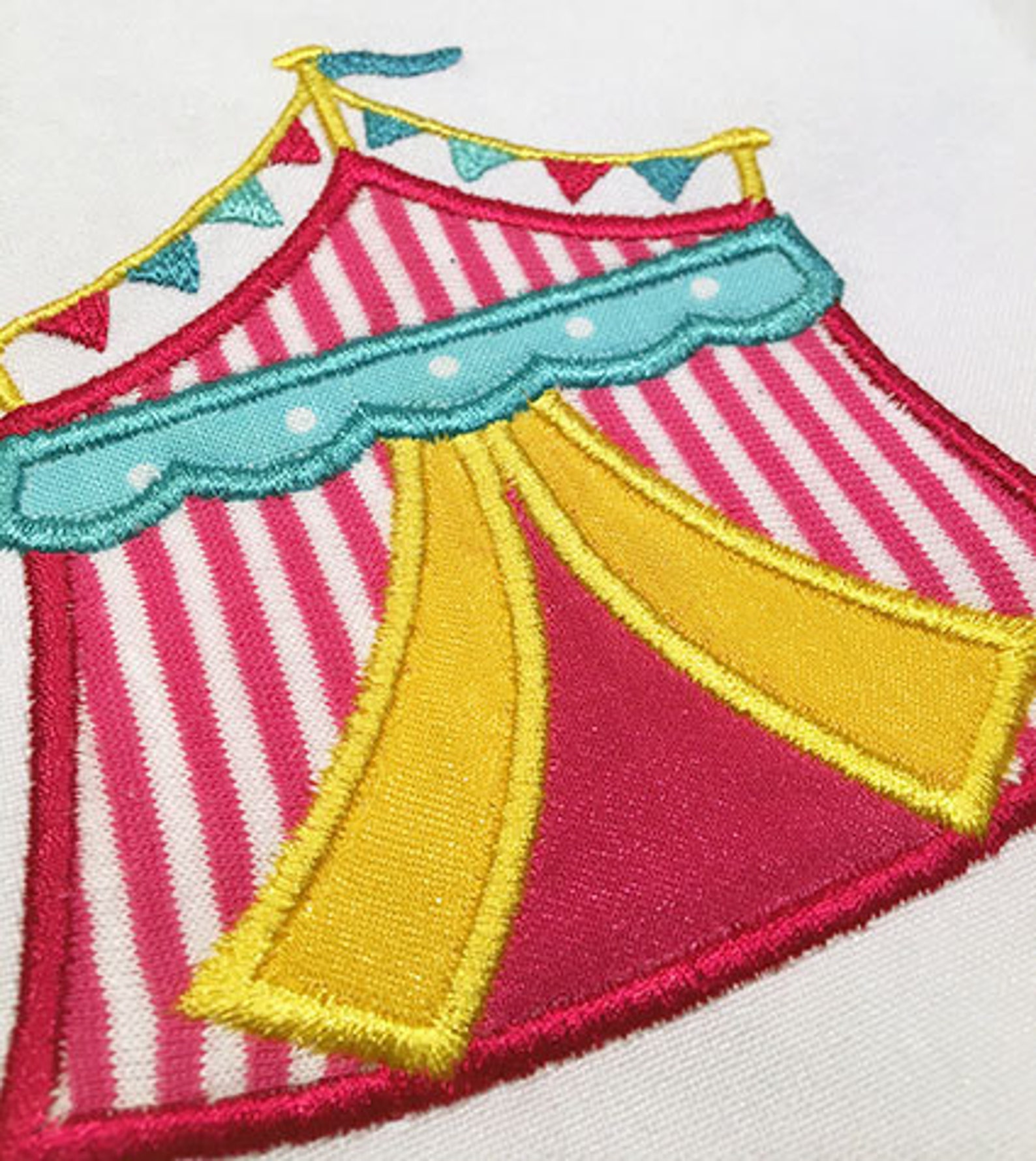 Circus tent applique embroidery design machine embroidery 4x4  etsy Circus tent applique embroidery design machine embroidery 4x4  etsy