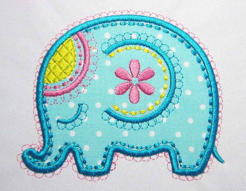 Elephant applique embroidery design an017  etsy australia Elephant applique embroidery design an017  etsy australia