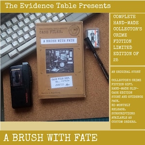 A Brush With Fate Mystery Box | Handmade Detective Story Evidence Pack (Limited Edition)
