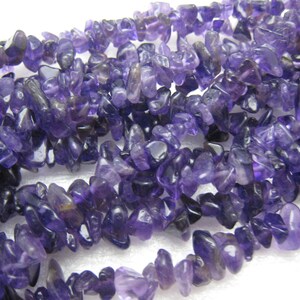 natural amethyst good middle purple stone chips 10-6mm 35.5 inch strand,5 strands