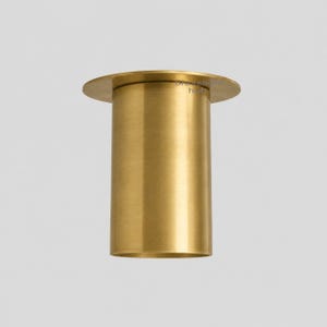 Brass Cylinder Spot Light  Versatile Ceiling Mount Fixture  Custom Handmade Lighting