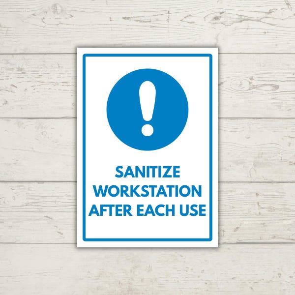 Clean After Use Sign - Etsy