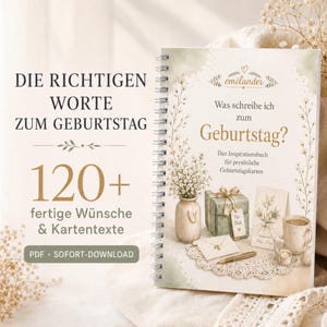 Geburtstagswünsche & Texte für Geburtstagskarten – 120+ Sprüche und persönliche Textideen als PDF