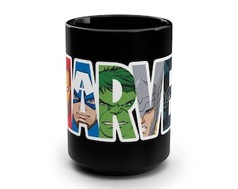 Official style Marvel superhero ceramic mug. Size 15oz. Perfect gift for Marvel fans. Great for birthdays or Christmas.
